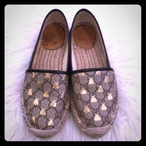 🐝🐝🐝 EUC Authentic GUCCI BEE Espadrilles 🐝🐝🐝